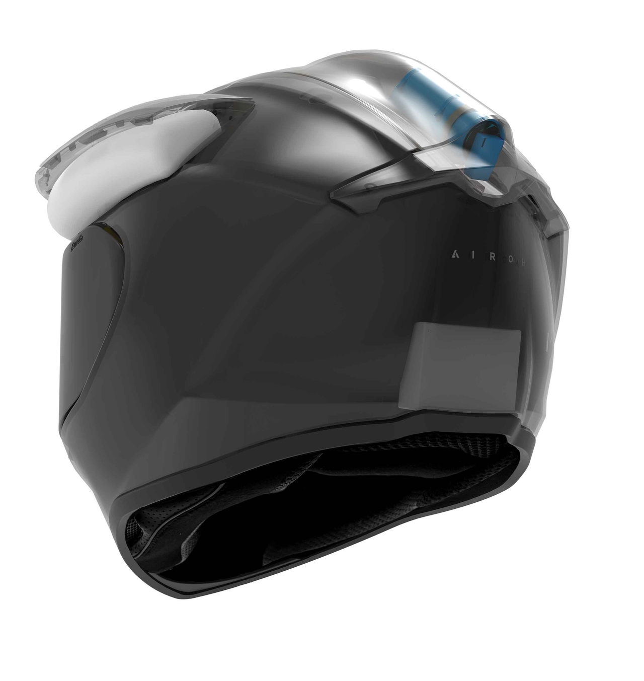 Airoh concept di casco da moto con airbag integrato - Render