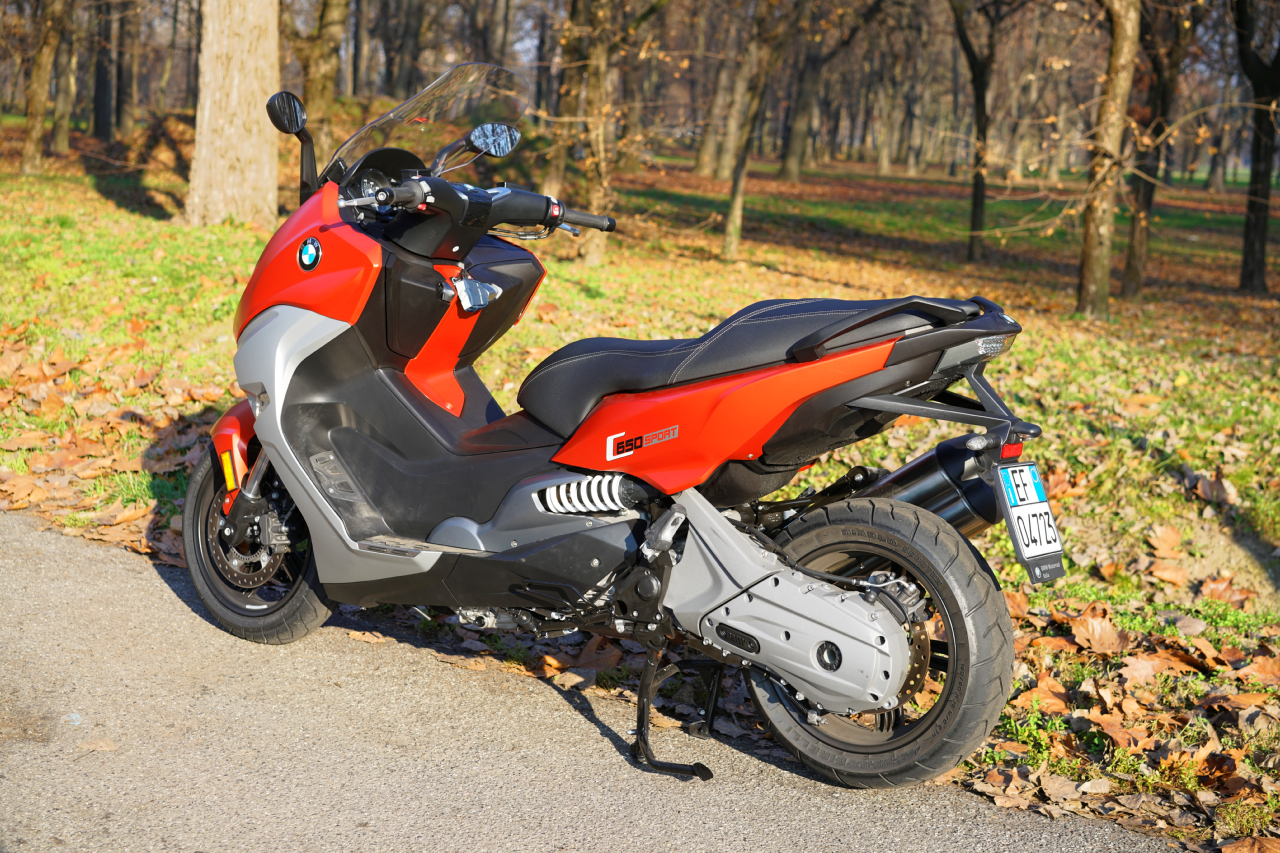 BMW C650 Sport prova su strada 2016