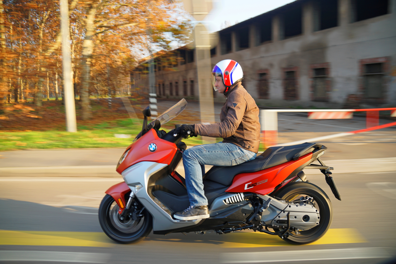 BMW C650 Sport prova su strada 2016