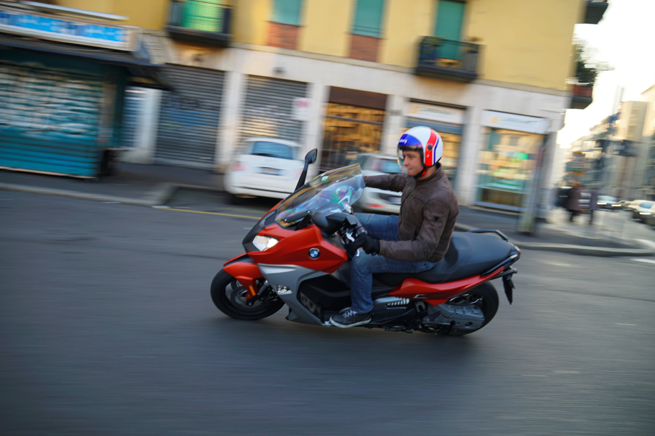 BMW C650 Sport prova su strada 2016