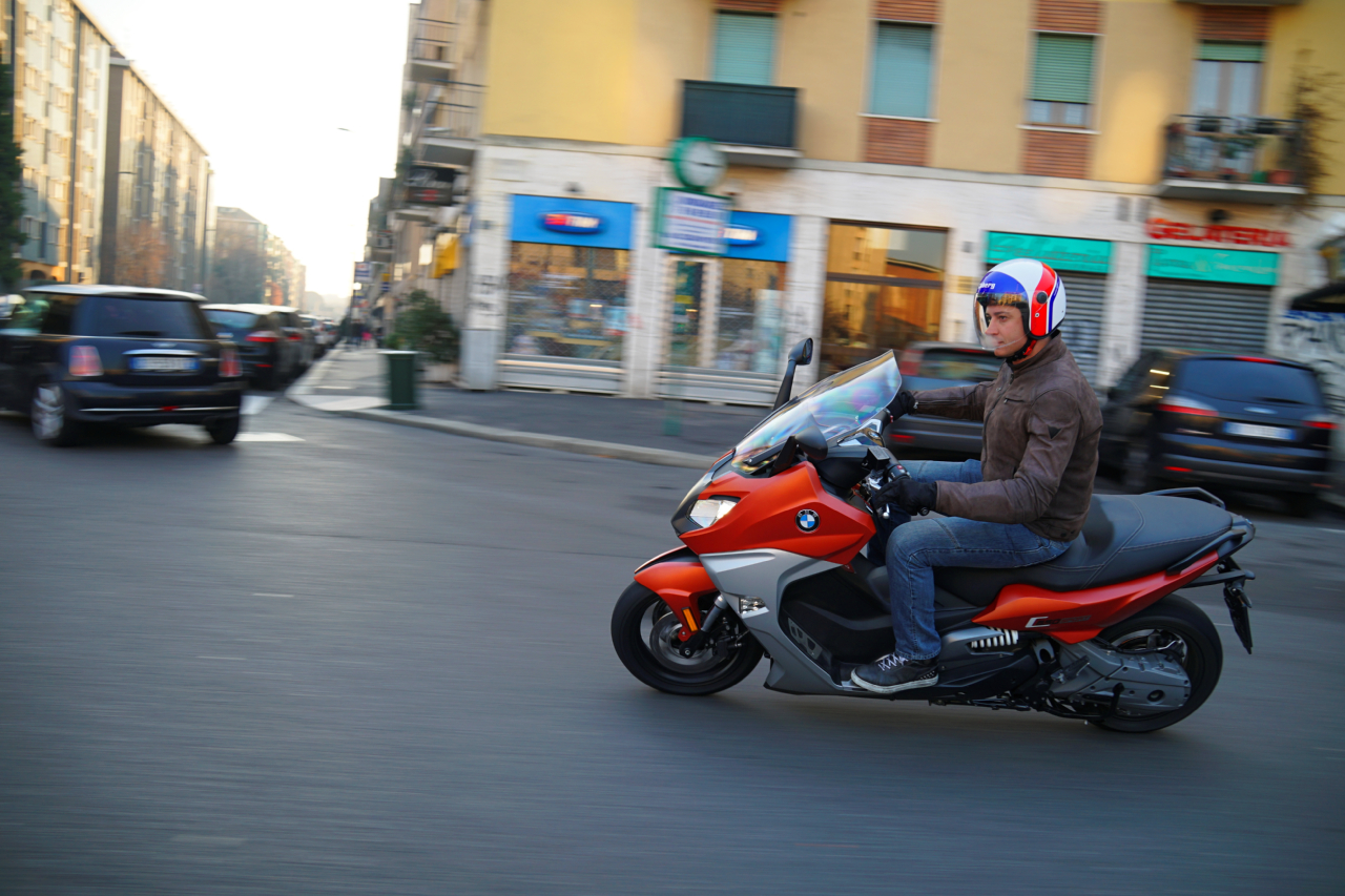 BMW C650 Sport prova su strada 2016