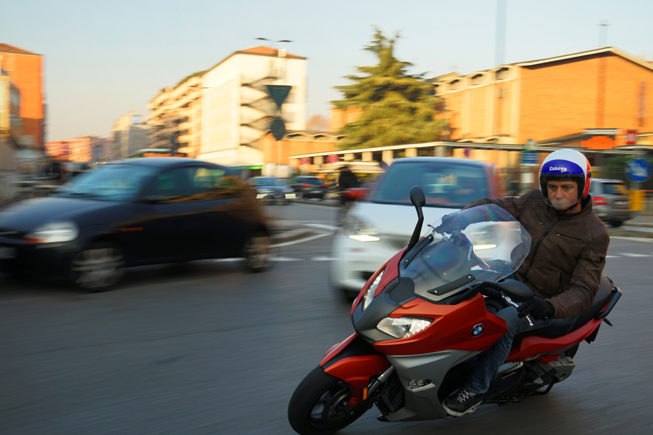 BMW C650 Sport prova su strada 2016