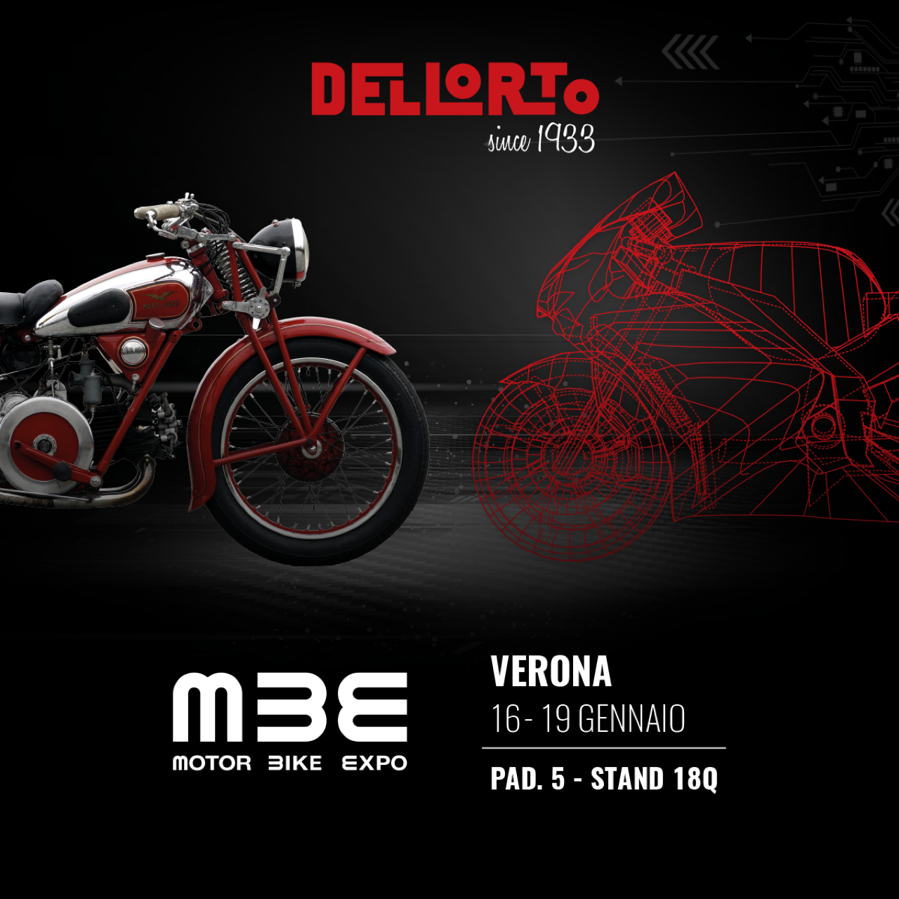 DELLORTO في معرض Motor Bike Expo 2020 - الصورة