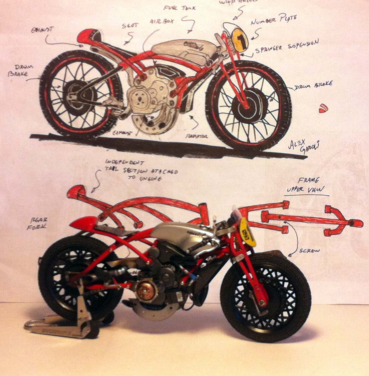 Ducati Desmosedici Cucciolo Concept by Alex Garoli