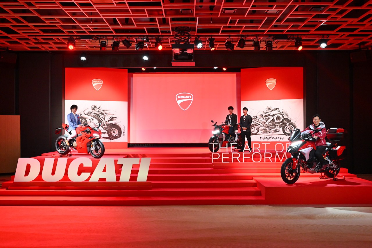 Ducati - evento  The Art of Performance in Giappone 