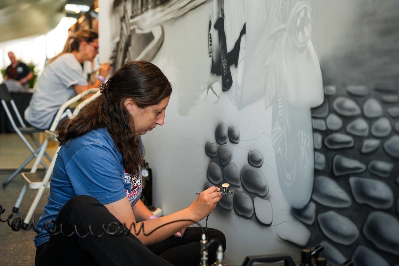 Eternal City - Murales Vespa Roma