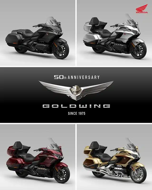 Honda Gold Wing e Gold Wing Tour 50 Anniversario 2025