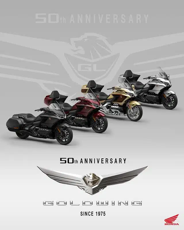 Honda Gold Wing e Gold Wing Tour 50 Anniversario 2025