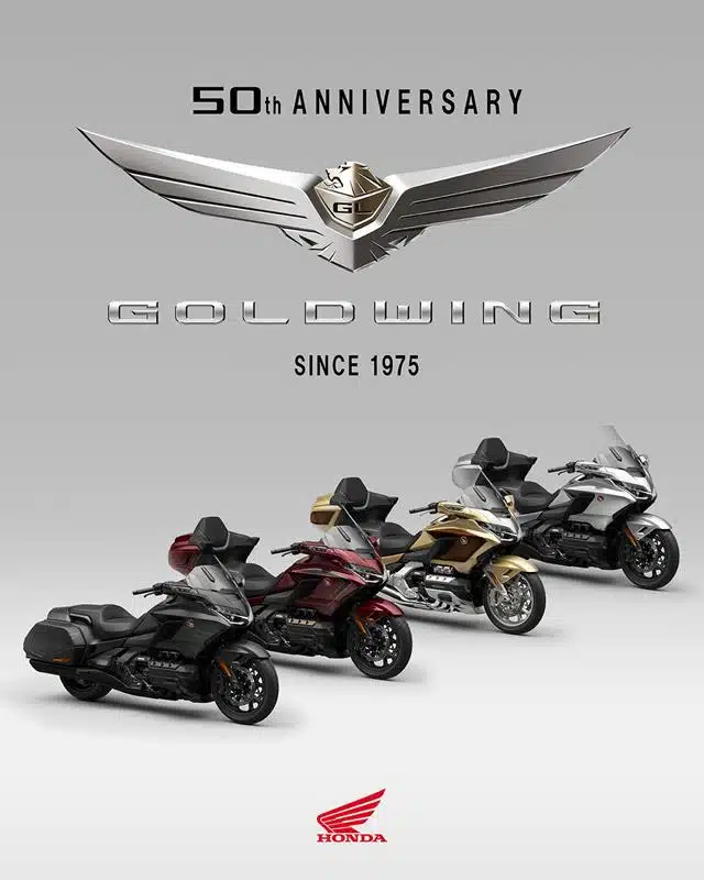 Honda Gold Wing e Gold Wing Tour 50 Anniversario 2025