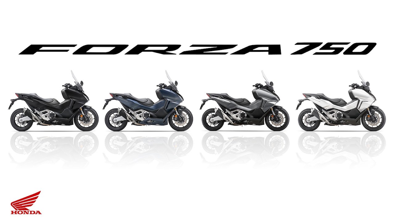 Honda - nuovi colori per Forza 750 - NC750X - NT1100 - X-ADV 2023 