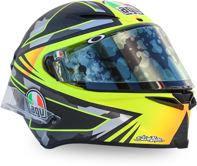 Il nuovo casco AGV di Joan Mir