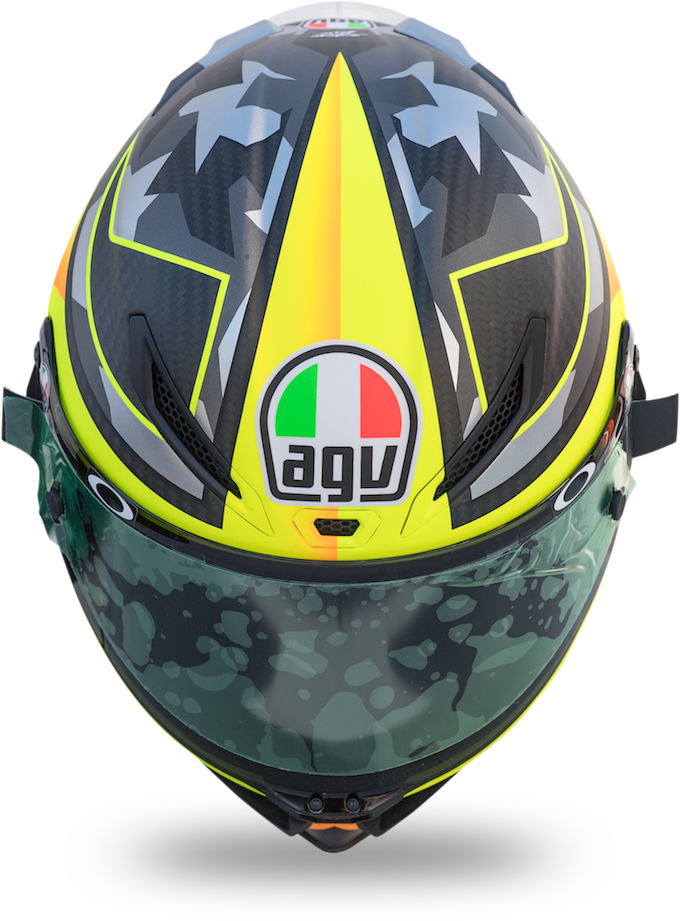Il nuovo casco AGV di Joan Mir