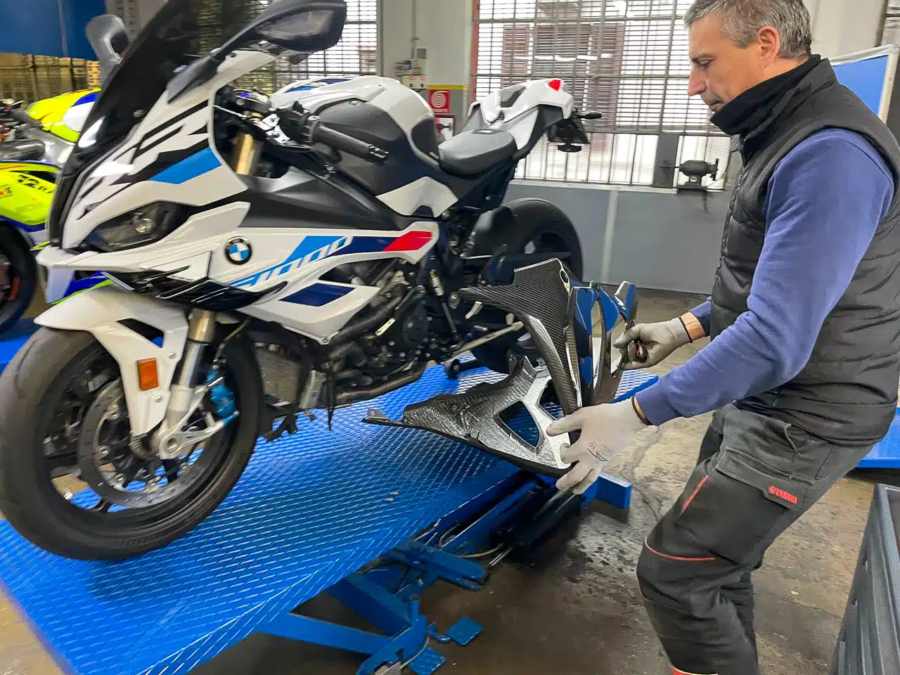ILMBERGER CARBON PUNTALE PER BMW S1000RR