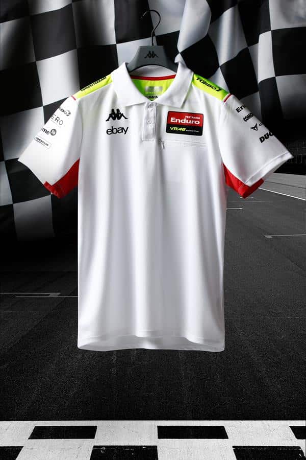 Kappa capsule White Collection - VR46 Pertamina Enduro Racing Team