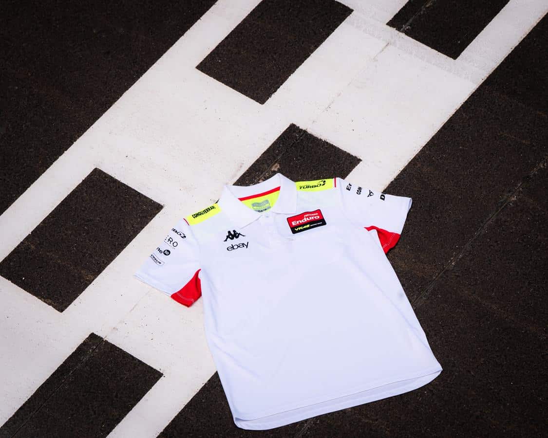 Kappa capsule White Collection - VR46 Pertamina Enduro Racing Team