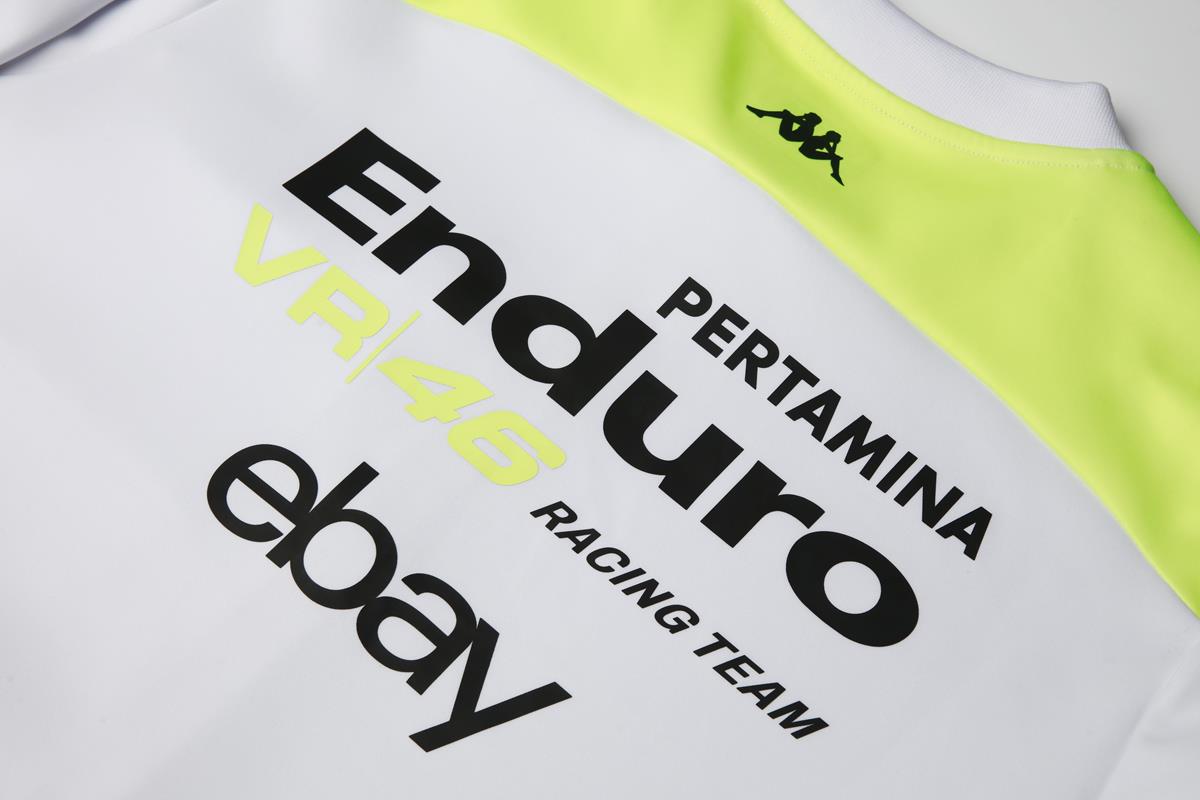 Kappa capsule White Collection - VR46 Pertamina Enduro Racing Team