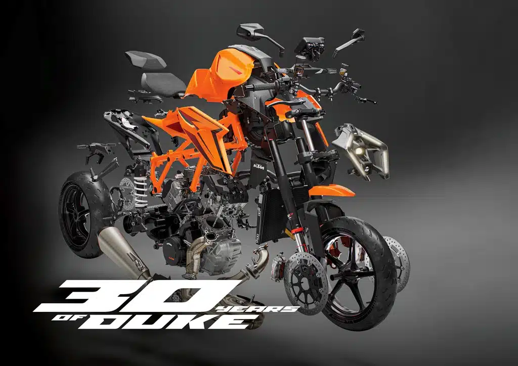 KTM Motohall - 30 years of Duke