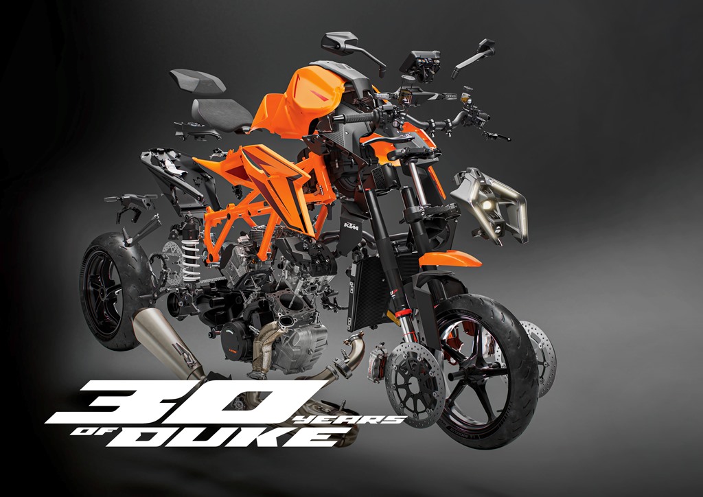 KTM Motohall - 30 years of Duke