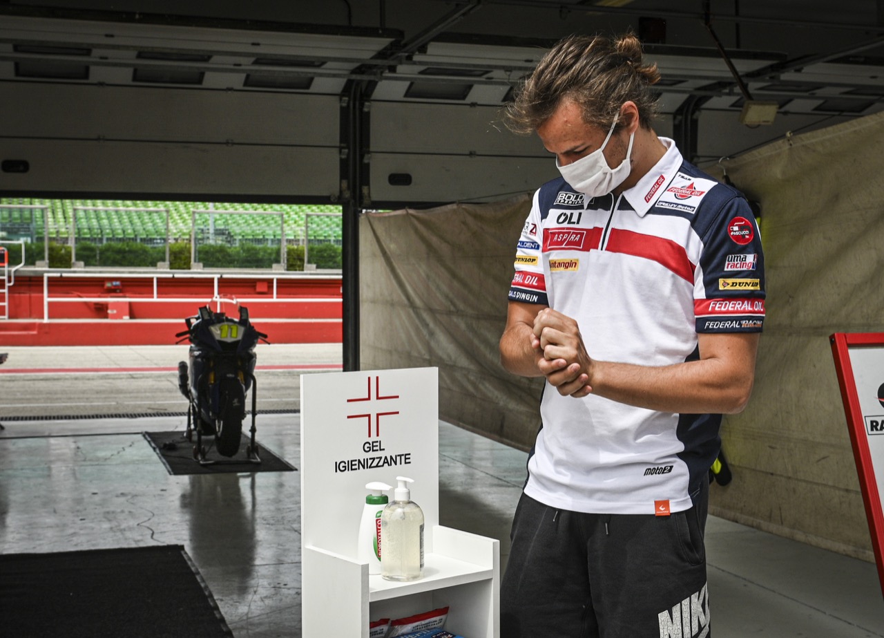 Misano World Circuit Marco Simoncelli - foto di piloti in azione  2020  
