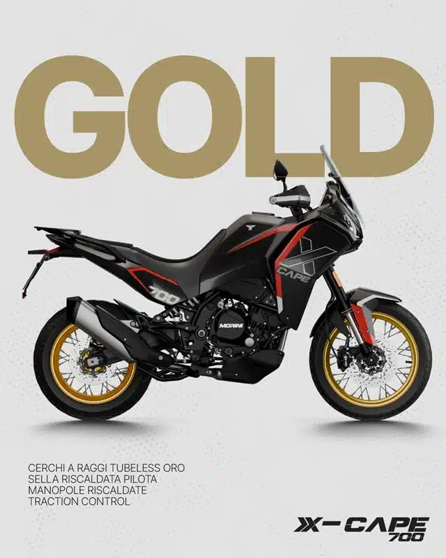 Moto Morini X-Cape 700 Gold Edition 