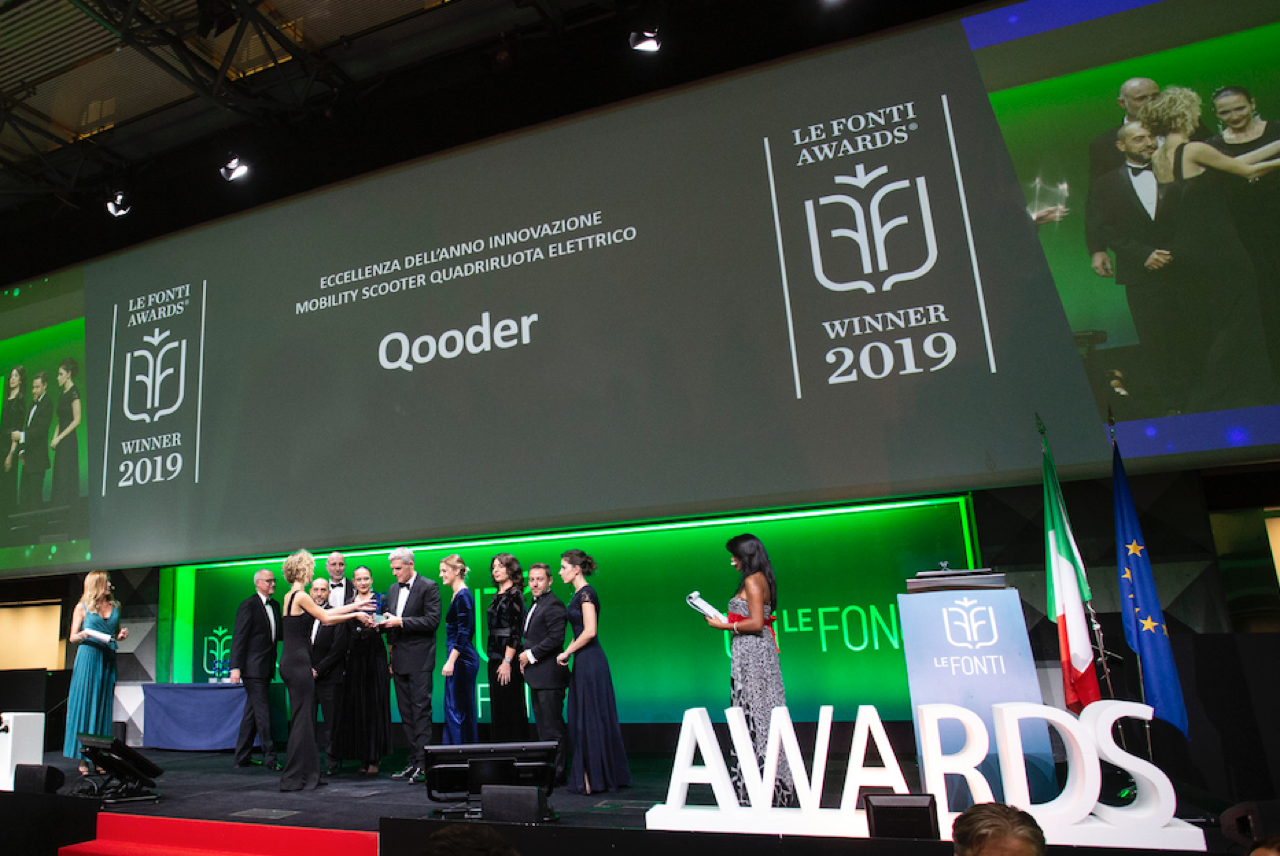 Qooder premiado en los Premios Le Fonti 2019 - foto
