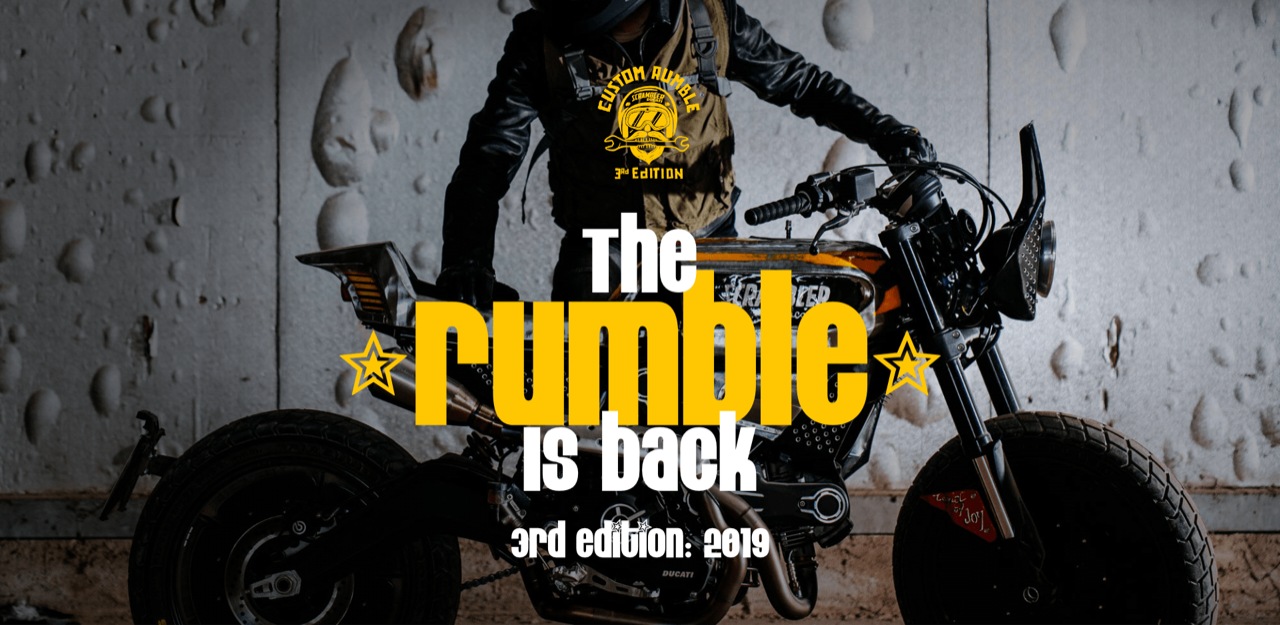Scrambler Ducati - terza edizione Custom Rumble