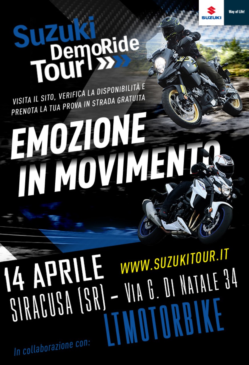 Suzuki DemoRide Tour 2019 - Katana in prova
