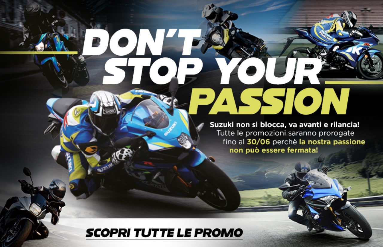 Suzuki - iniziativa Dont stop your passion 