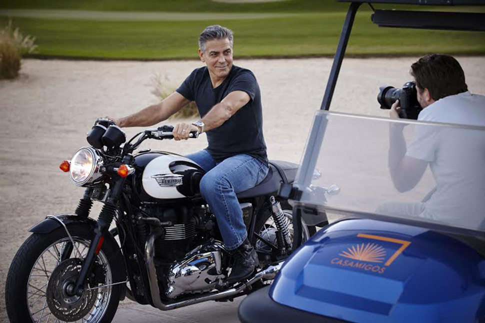 Triumph Bonneville George Clooney