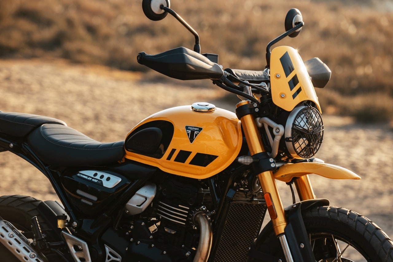 Triumph Scrambler 400 XC 2025 - Foto ufficiali