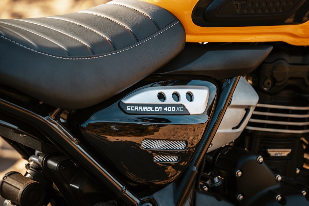 Triumph Scrambler 400 XC 2025 - Foto ufficiali