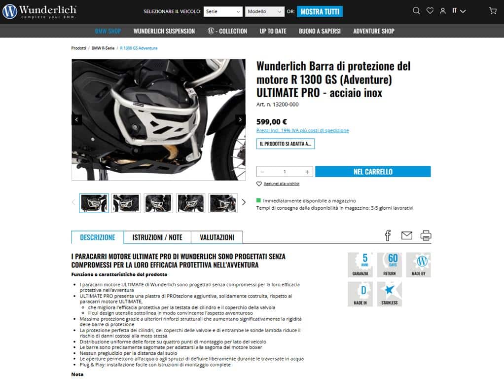 Wunderlich accessori moto - Dicembre 2024