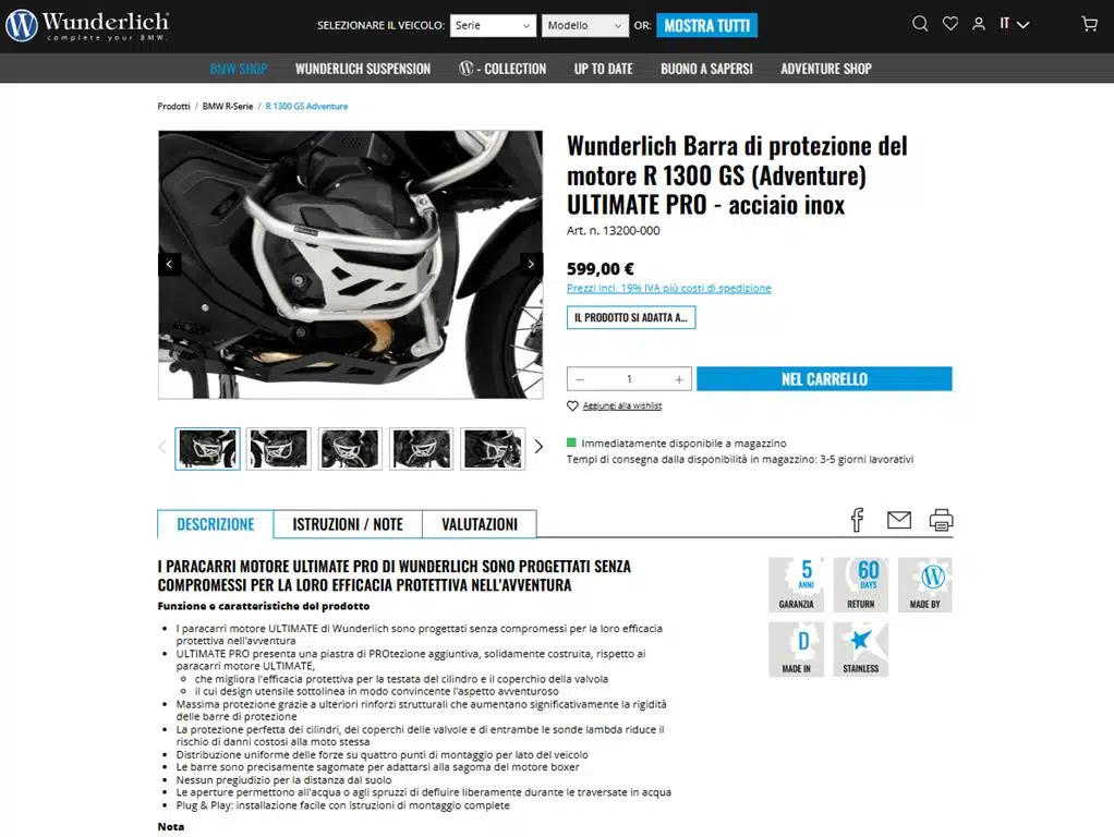 Wunderlich accessori moto - Dicembre 2024