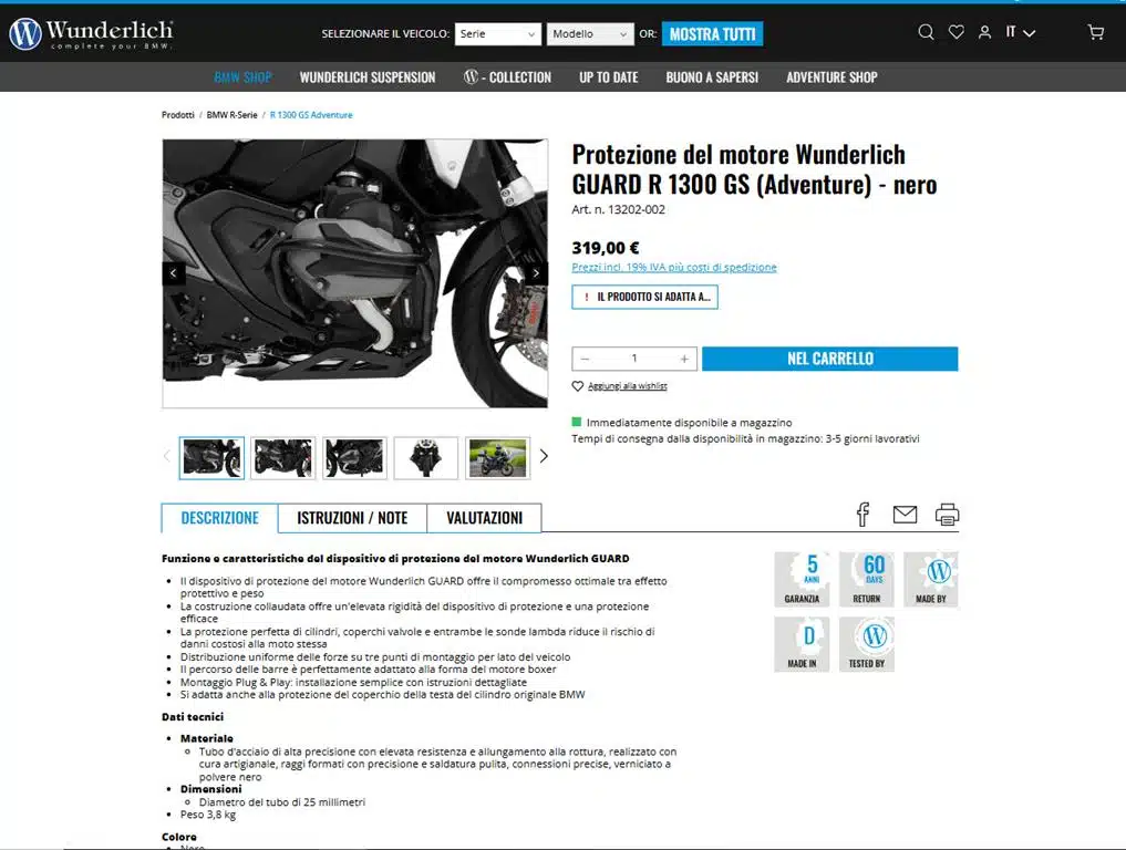 Wunderlich accessori moto - Dicembre 2024