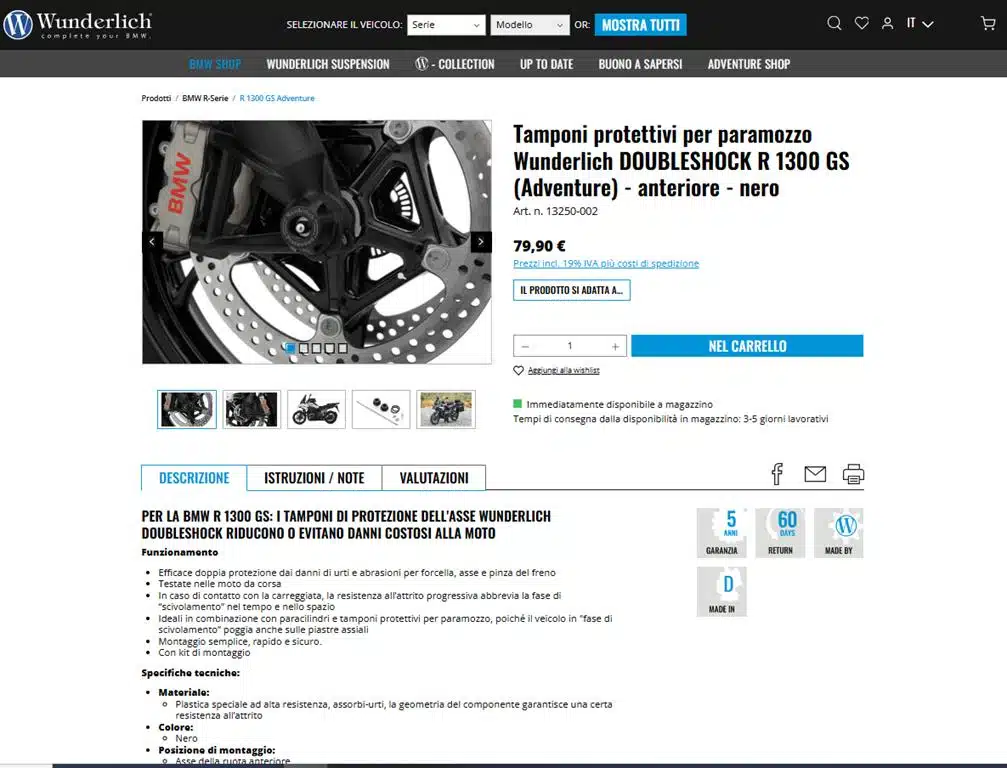 Wunderlich accessori moto - Dicembre 2024