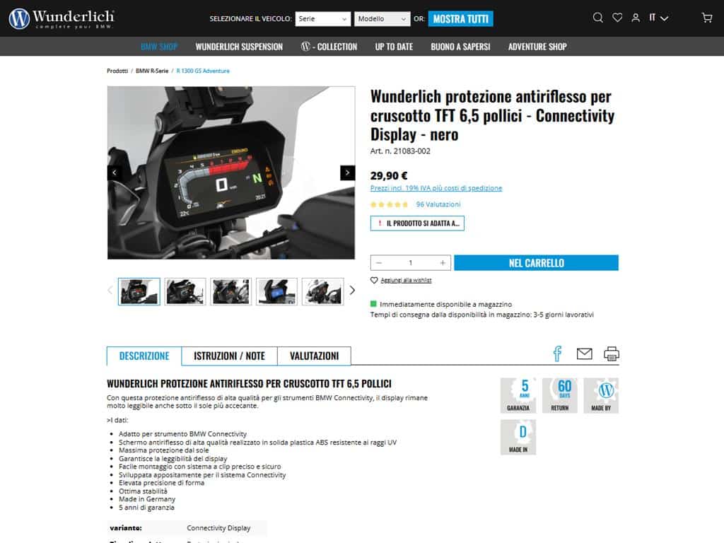 Wunderlich accessori moto - Dicembre 2024
