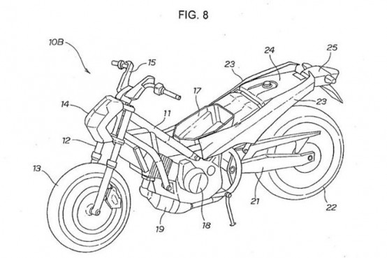 Honda, nuovi brevetti su una monocilindrica?