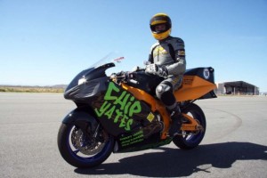 Chip Yates, the electric motorcycle that reaches 306 km/h