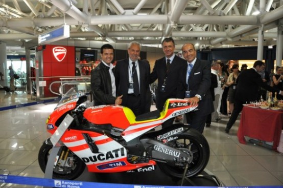Ducati Store apre all’aeroporto romano di Fiumicino