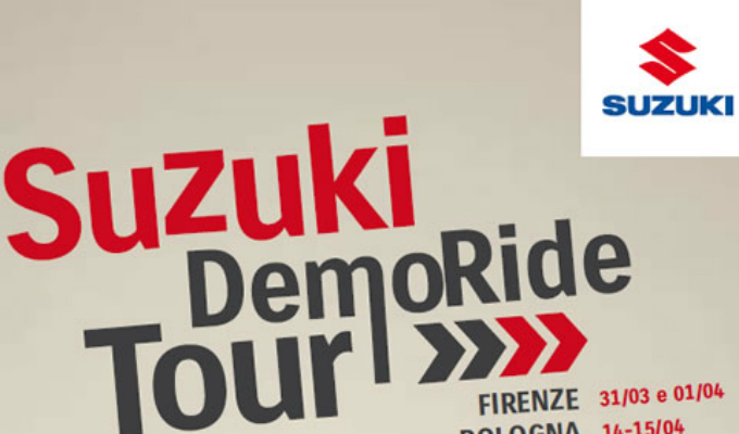 Suzuki Demo Ride Tour fa tappa a Roma