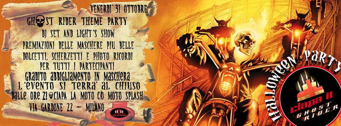 Halloween Party “Ciapa il Ghost Rider!” – Milano