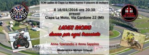 LADIES RACING, Associazione Motociclistica Ciapa la Moto