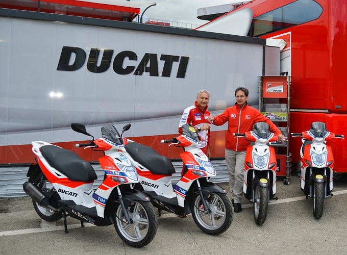 KYMCO è fornitore ufficiale di Ducati Corse 2016