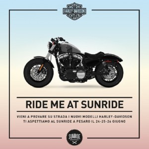 Dark Custom Tour Harley-Davidson Italia arriva al SunRide di Pesaro