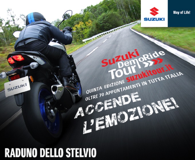 Suzuki Demoride Tour 2016, tappa speciale sullo Stelvio