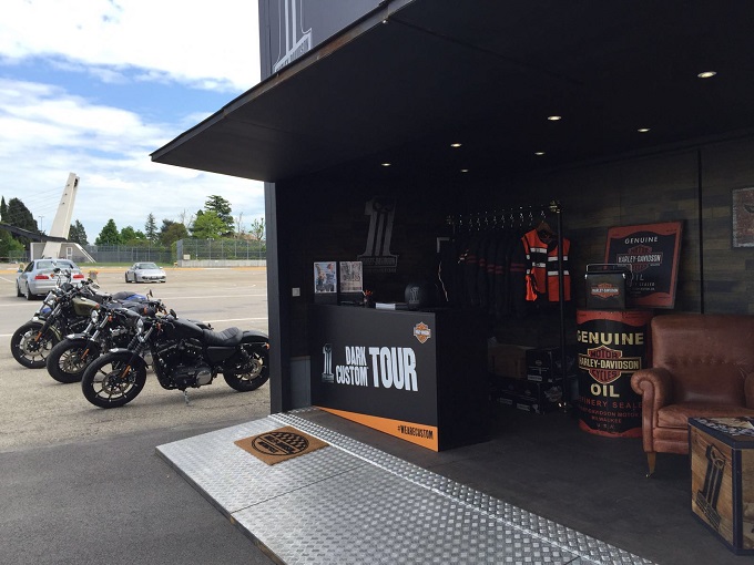 Harley-Davidson Dark Custom Tour 2016, taking place in Milan on 9 and 10 September