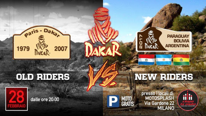 Dakar: Old Riders VS New Riders sul ring di Ciapa La Moto il 28 febbraio