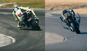 Valentino Rossi VS Yamaha Motobot: il Dottore vince la sfida su R1M [VIDEO]