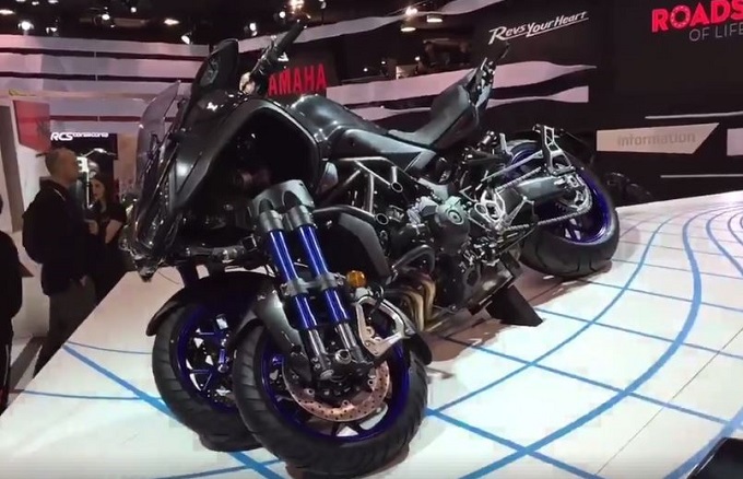 Yamaha Niken: la moto a tre ruote che strega l’EICMA 2017 [VIDEO LIVE]