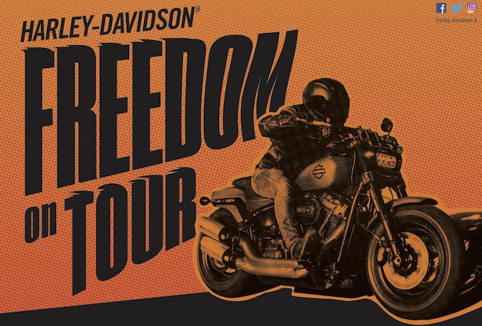 Harley-Davidson: nel weekend prende il via il Freedom On Tour 2018